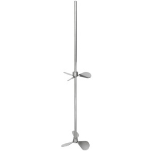 Dwa wirniki śmigłowe o średnicy 185mm z wałem napędowym 12mm INOX do mieszadeł pneumatycznych