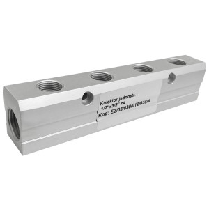Kolektor jednostronny 1/2" x 3/8"