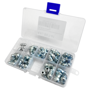 Zestaw kalamitek smarowniczek prostych i kątowych PRESSOL M6-M10 41szt.