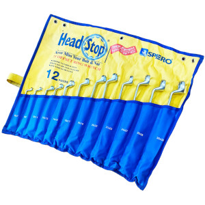 Komplet kluczy oczkowych wygietych 6-32 12 szt.