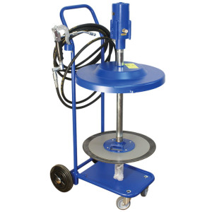 Mobilna smarownica pneumatyczna na beczkę 50kg Pressol