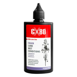 CX80 Mokry smar do łańcucha rowerowego działa przy wilgotnych warunkach100ml