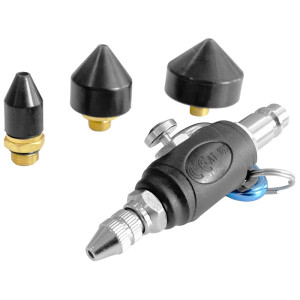 Mini pistolet przedmuchowy z zestawem końcówek 13,25,35 mm