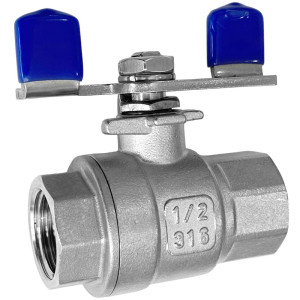 Zawór kulowy dwuczęściowy 1/2" INOX 316