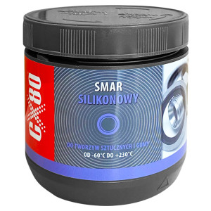 CX80 Bezbarwny smar silikonowy do tworzyw sztucznych uszczelek kranów 500g