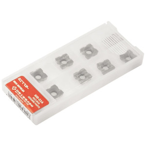 Komplet 10szt. płytek skrawających do ukosowania promieniwego R2