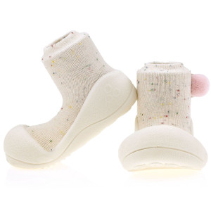 Attipas Lekkie I Antypoślizgowe Buciki Shooting Star Cream 13,5 Cm / 22,5 Barefoot