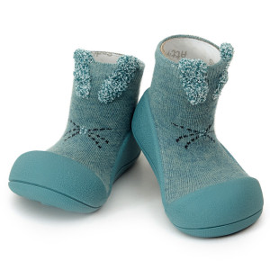 Attipas Lekkie I Antypoślizgowe Buciki Rabbit Mint 13,5 Cm / 22,5 Barefoot