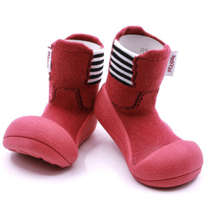 Attipas Lekkie I Antypoślizgowe Buciki Rainboots Red 13,5 Cm / 22,5 Barefoot