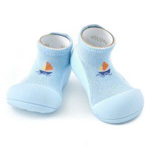 Attipasy Bamboo Yacht Sky Blue 10,8 Cm / 19 Bambusowa Skarpetka Oddychające