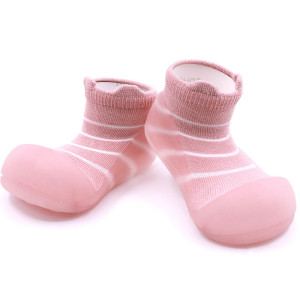 Barefoot Buty Dla Dzieci Attipas® Bamboo See Through Bear Pink 11,5 Cm / 20