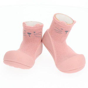 Attipasy Bamboo Animals Cat Pink 11,5 Cm / 20 Bambusowa Skarpetka Oddychające