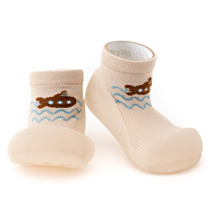 Attipasy Do Wody I Na Lato Submarine Beige (Aqua-X) 10,8 Cm / 19 Szybkoschnące Na Plażę Basen Kamienie