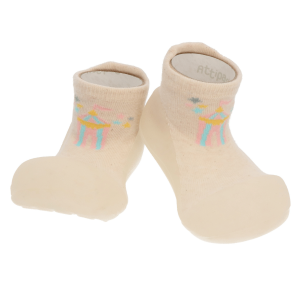 Attipas Lekkie I Antypoślizgowe Buciki Circus Oatmeal 11,5 Cm / 20 Barefoot