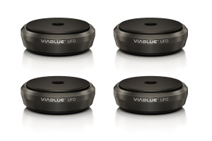 Viablue UFO Absorbers XL Black- podstawy antywibracyjne