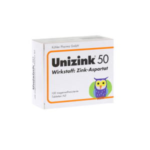 Unizink 50 100 Comprimidos