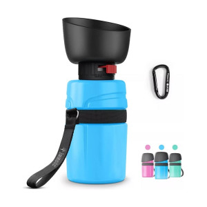 Dog Travel Water Bottle | Portable Dog Water Bottle | Leak-Proof Design | Easier For Dogs To Drink From The Bowl | Large Capacity
