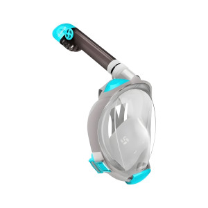 Full Face Snorkel Mask | Diving Mask | Swimming Goggles | Anti-Fog | 180° Arc-Shaped Wide Field of View