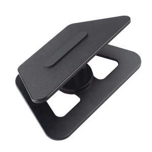 360° Swivel Magnetic Stand for 5" Smart Displays – Aluminum, Tilt-Adjustable, Anti-Slip Base, Black