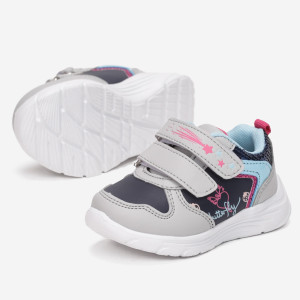 Granatowo-Niebieskie Buty Sportowe Sofitrite, granatowy, imitacja skóry, Born2be, dziewczęce, przejściowy, rozmiar 20