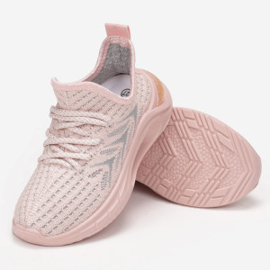 Pantofi sport Roz Chloraia, roz, material textil, Born2be, fetişcană, de tranziție, mărimea 29