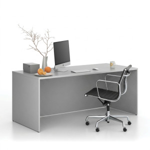 B2B Partner Biurko FRAME, 180x80 cm, szary