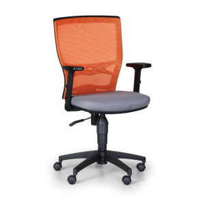 B2B Partner Bürostuhl VENLO, orange/grau