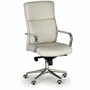 B2B Partner Echtleder-Bürosessel VIRO, beige