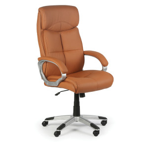 B2B Partner Leder-Bürosessel FOSTER, braun