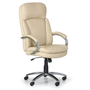 B2B Partner Leder-Bürosessel LAYER, beige