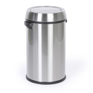 B2B Partner Mülleimer, 65 l, Edelstahl