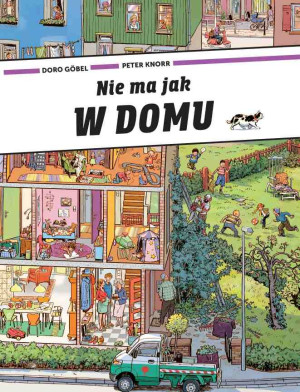 PRZECENIONE_NIE MA JAK W DOMU - duża książka obrazkowa, w której oglądamy kto jak mieszka, piękne ilustracje - Peter Knorr & Doro Gobel