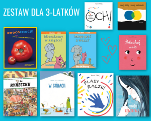 PRZEDSZKOLACZEK - pakiet 10 książek dla trzylatków z rabatem 35%!