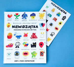 NIEWIDZIĄTKA + naklejki GRATIS! Przewodnik po emocjach i nie tylko - Andy J. Pizza, Sophie Miller