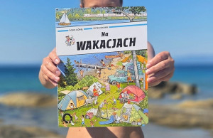 NA WAKACJACH - Peter Knorr & Doro Gobel - duża książka obrazkowa
