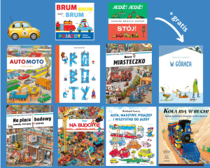 mini AUTO PAKIET + GRATIS! Na placu budowy, Na budowie, Automoto, Auta, maszyny, pojazdy, Koła idą w ruch, Nasze miasteczko, Roboty, Jedź jedź stój, B