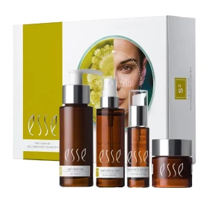 Esse Skincare Esse Normal/oil/combination Skin Trial Set 50 Ml, 30 Ml, 20 Ml, 12 Ml