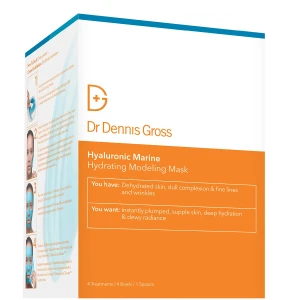 Dr Dennis Gross Hyaluronic Marine Hydrating Modeling Mask 4 St, En Månads Användning