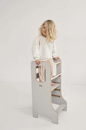 Lernturm SLIM M grau