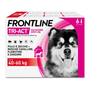 Frontline Tri-Act X6 Antiparassitario Per Cani Contro Parassiti E Insetti Volant