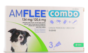 Amflee Combo 134Mg/120,6Mg Cani (1020Kg) Krka 3 Pipette