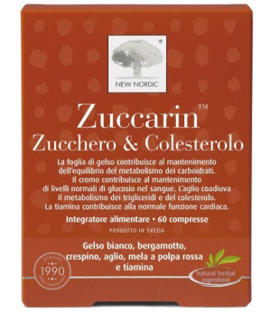 Zuccarin Zucchero & Colesterolo 60 Compresse