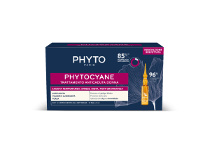 Phyto cyane Fiale Donna Caduta Temporanea 12 Fiale da 5 ml