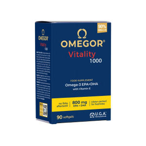 Omegor Vitality 1000 Integratore Omega3 EPA DHA 90 Capsule Molli