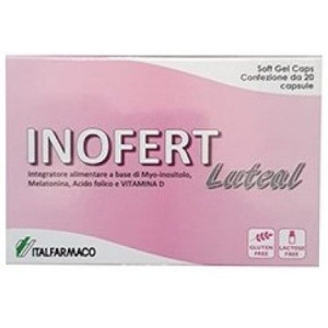 Italfarmaco Inofert Luteal 20 Capsule Soft Gel
