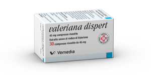 Dispert Valeriana  45 mg Estratto Secco di Valeriana 30 Compresse Rivestite