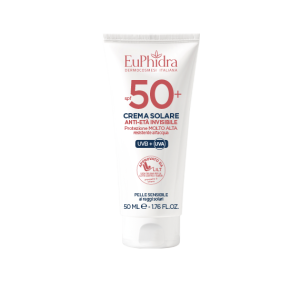 Euphidra Crema Solare Viso Antietà Invisibile SPF 50+ 50 ml