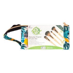 Set 4 pensule ecologice pentru machiaj Natural Travel - 1 bucata - So Eco