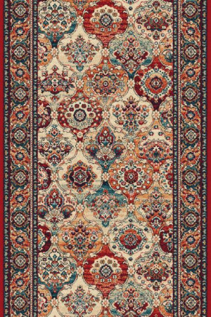 Chodnik Agnella Isfahan Forenza Bordo