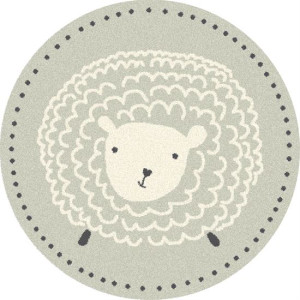 Dywan Agnella Isfahan M Sheep Popiel (koło)